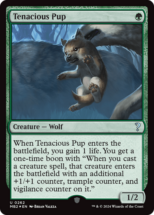 Tenacious Pup [Mystery Booster 2] [Foil]