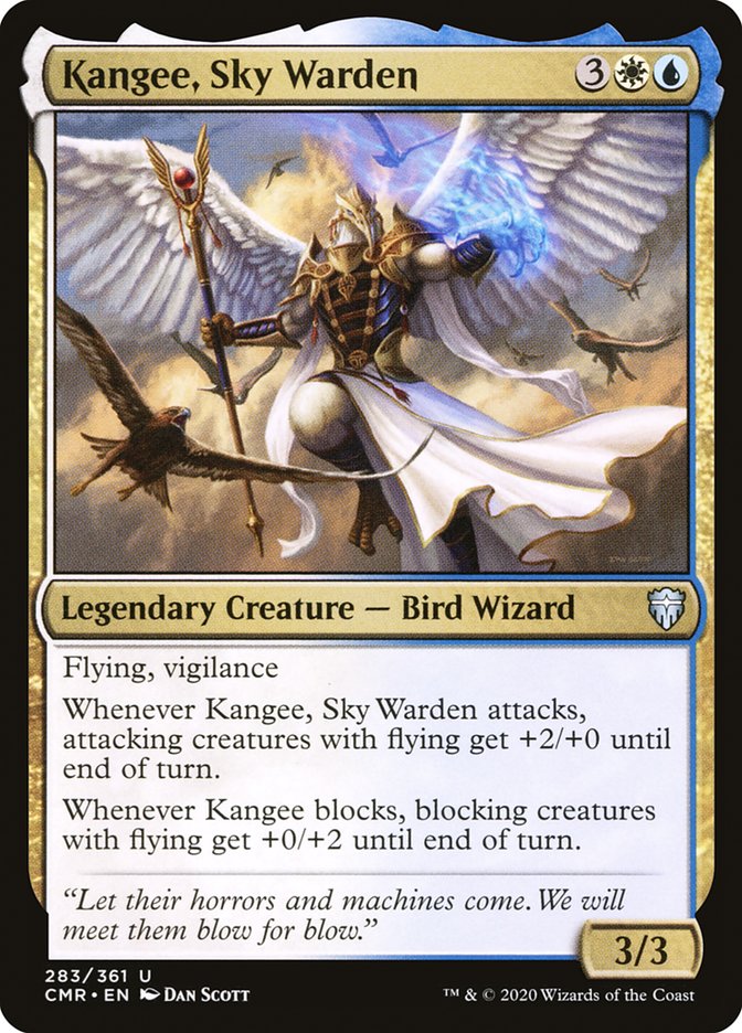 Kangee, Sky Warden [Commander Legends] [Foil]
