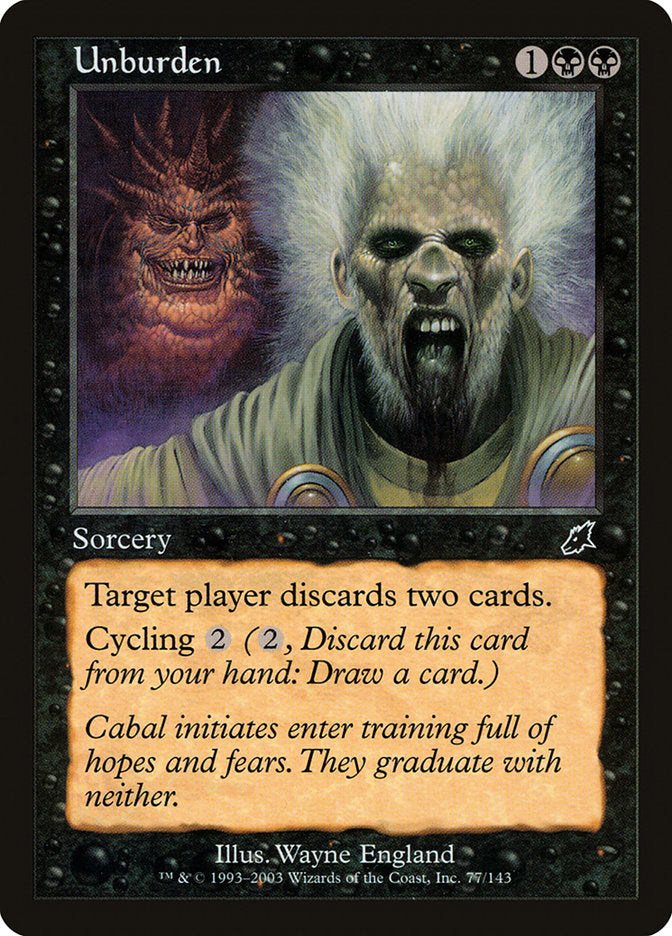 Unburden [Scourge] [Foil]