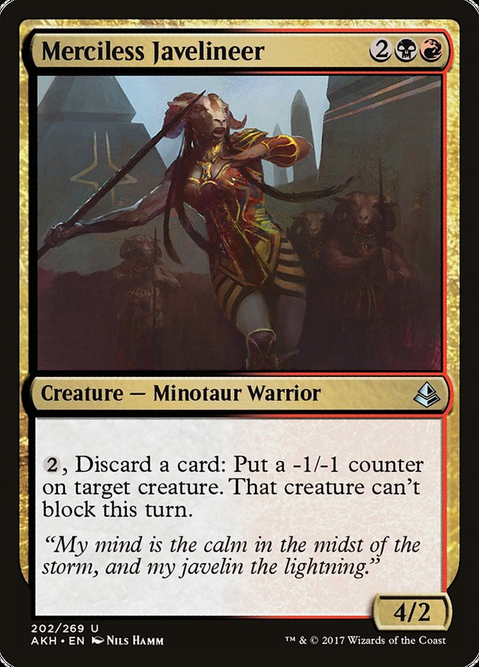 Merciless Javelineer [Amonkhet] [Foil]