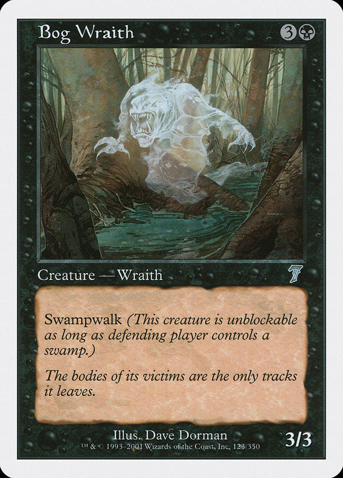 Bog Wraith [Seventh Edition] [Foil]