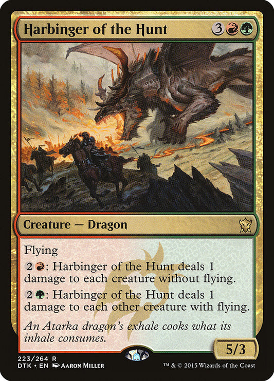 Harbinger of the Hunt [Dragons of Tarkir] [Foil]