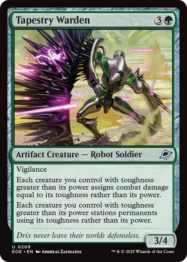 Tapestry Warden [Edge of Eternities] [Foil]