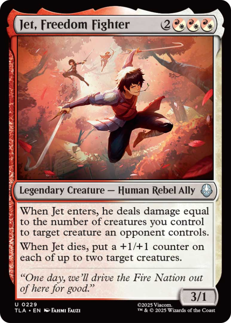Jet, Freedom Fighter [Avatar: The Last Airbender] [Foil]