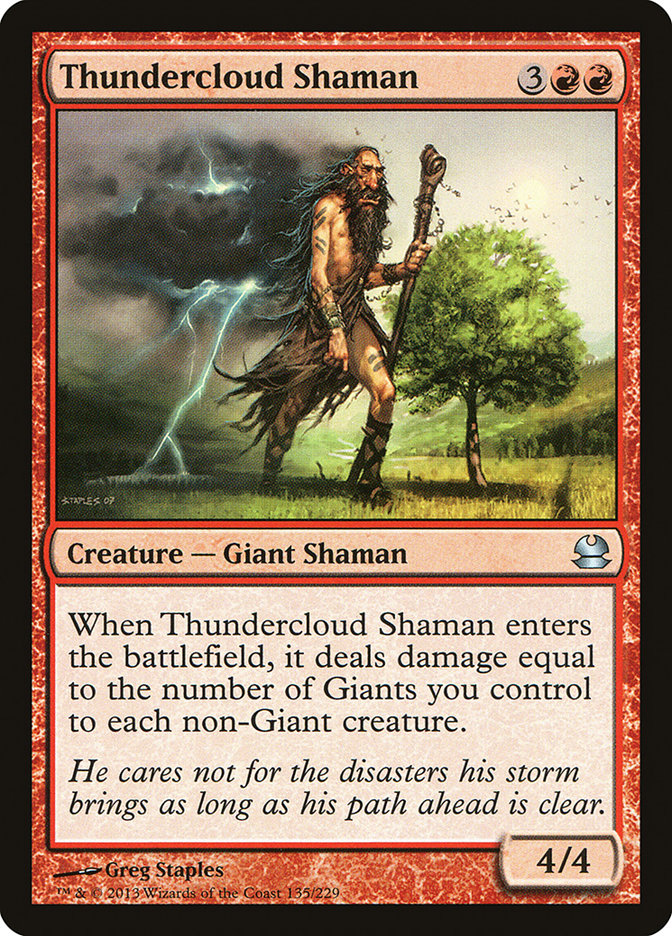 Thundercloud Shaman [Modern Masters] [Foil]