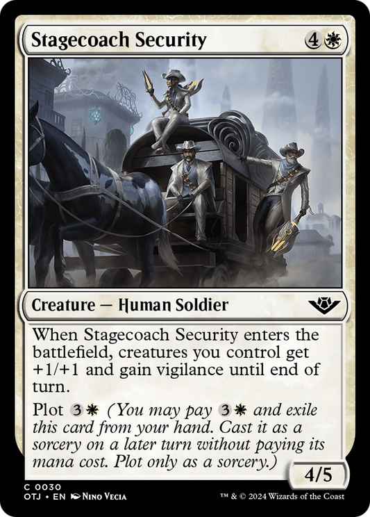 Stagecoach Security [Outlaws of Thunder Junction] [Foil]