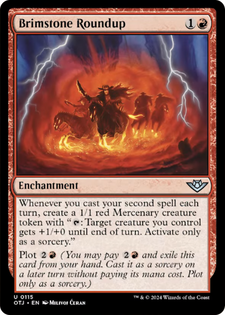 Brimstone Roundup [Outlaws of Thunder Junction] [Foil]