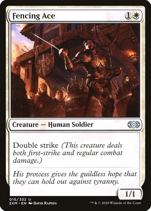 Fencing Ace [Double Masters] [Foil]