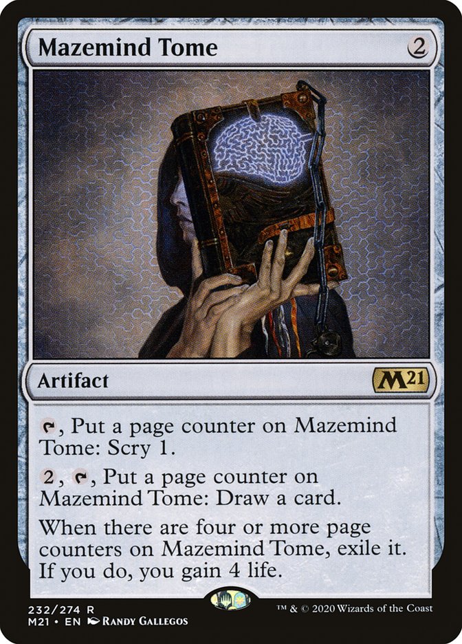 Mazemind Tome [Core Set 2021] [Foil]