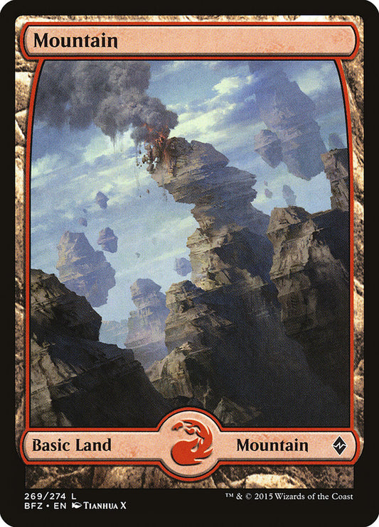Mountain (269) (Full Art) [Battle for Zendikar] [Foil]