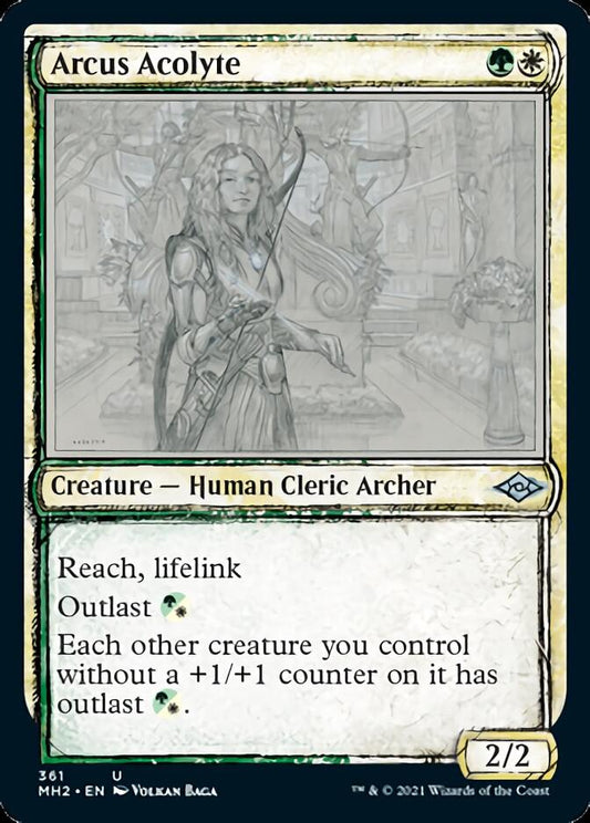 Arcus Acolyte (Sketch) [Modern Horizons 2] [Foil]