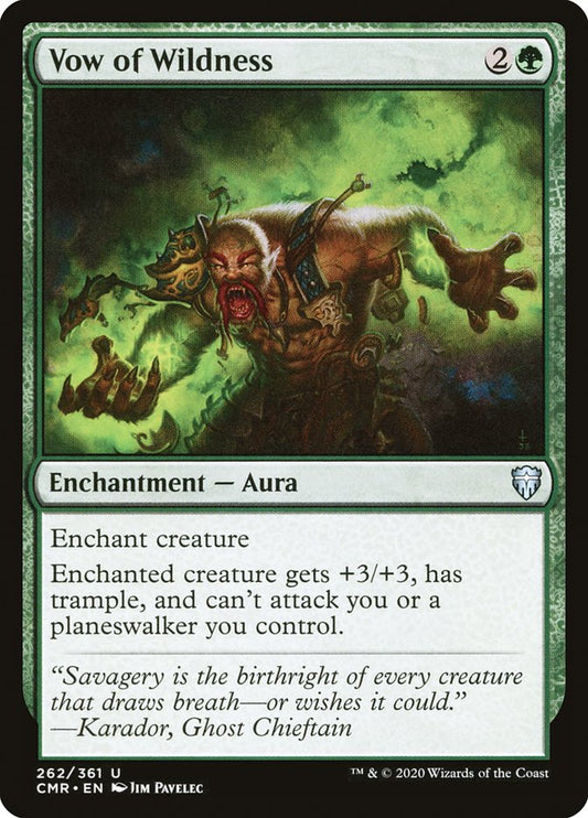 Vow of Wildness [Commander Legends] [Foil]