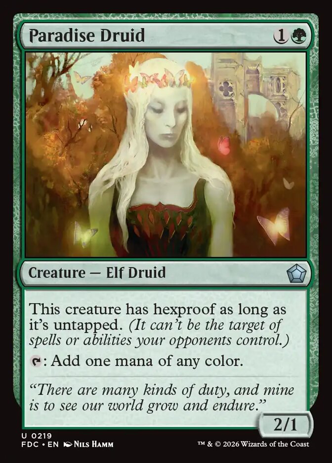 Paradise Druid [Foundations Commander]