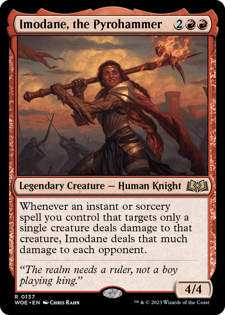 Imodane, the Pyrohammer [Wilds of Eldraine] [Foil]