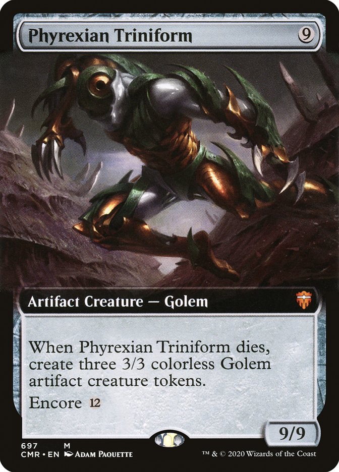 Phyrexian Triniform (Extended Art) [Commander Legends] [Foil]