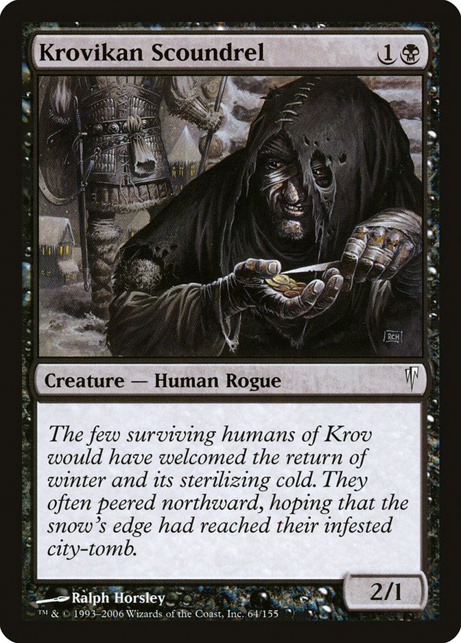 Krovikan Scoundrel [Coldsnap] [Foil]