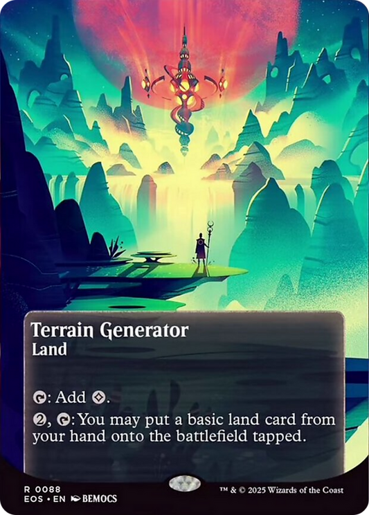 Terrain Generator (0088) (Borderless) [Edge of Eternities: Stellar Sights] [Foil]
