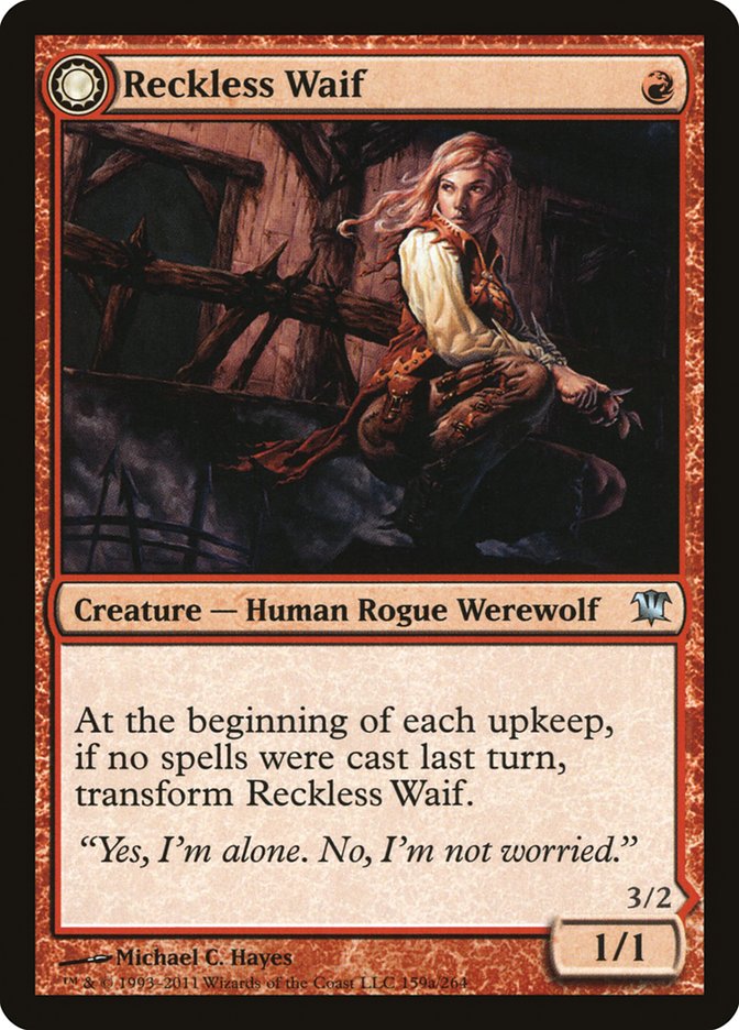 Reckless Waif // Merciless Predator [Innistrad] [Foil]