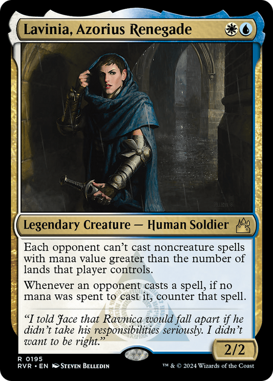 Lavinia, Azorius Renegade [Ravnica Remastered] [Foil]
