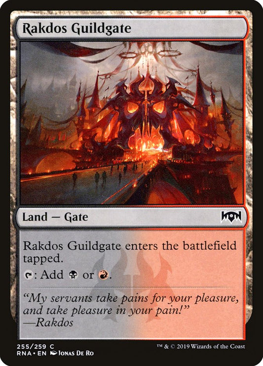 Rakdos Guildgate (255/259) [Ravnica Allegiance] [Foil]