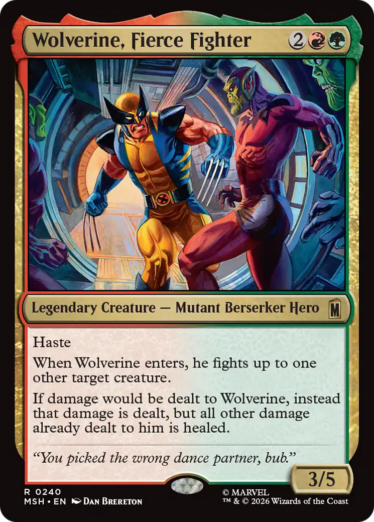 Wolverine, Fierce Fighter [Marvel Super Heroes]