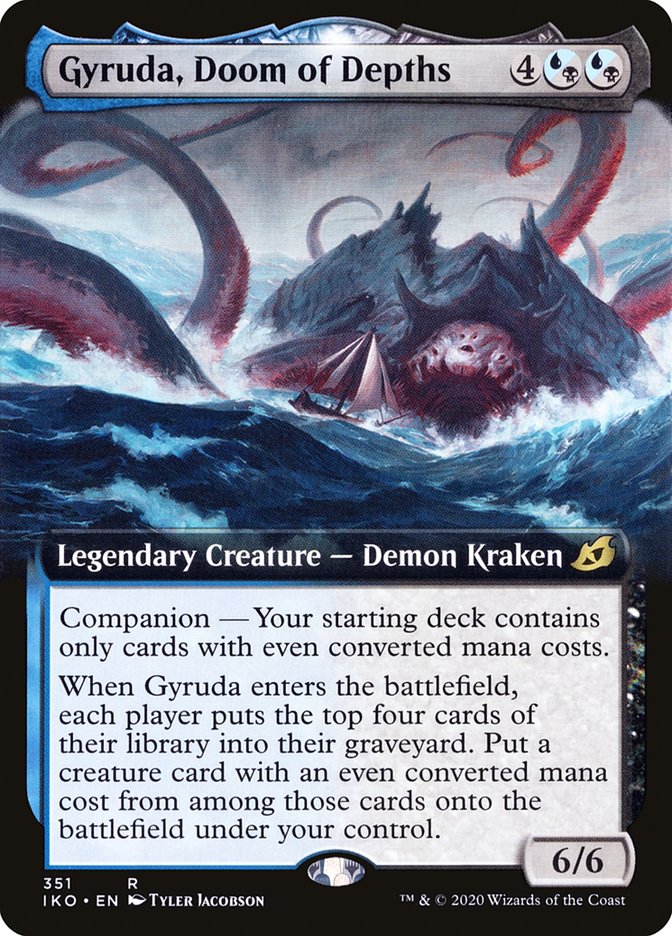 Gyruda, Doom of Depths (Extended Art) [Ikoria: Lair of Behemoths] [Foil]
