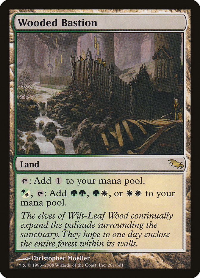 Wooded Bastion [Shadowmoor] [Foil]
