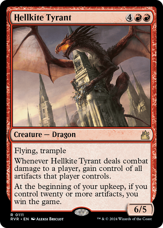 Hellkite Tyrant [Ravnica Remastered] [Foil]