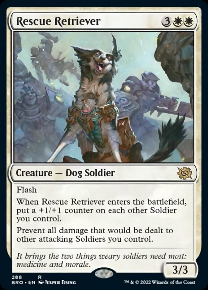 Rescue Retriever [The Brothers' War] [Foil]