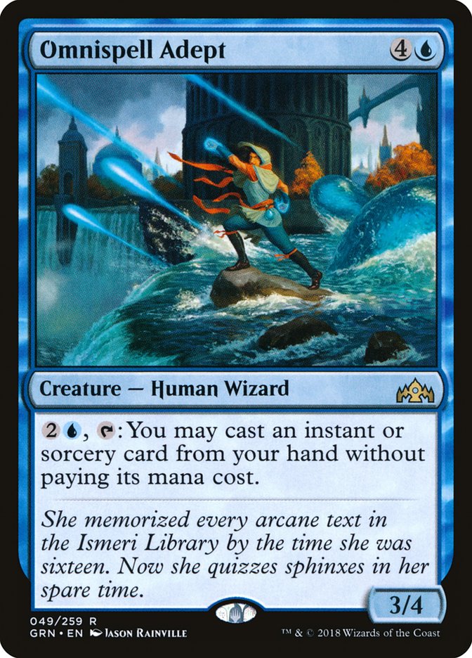 Omnispell Adept [Guilds of Ravnica] [Foil]