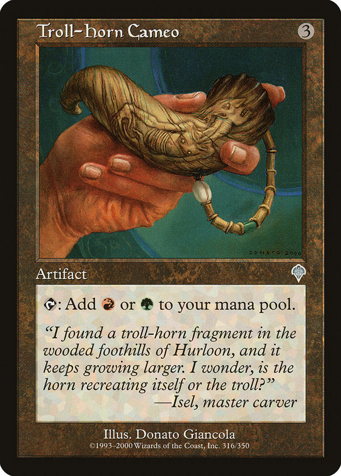 Troll-Horn Cameo [Invasion] [Foil]