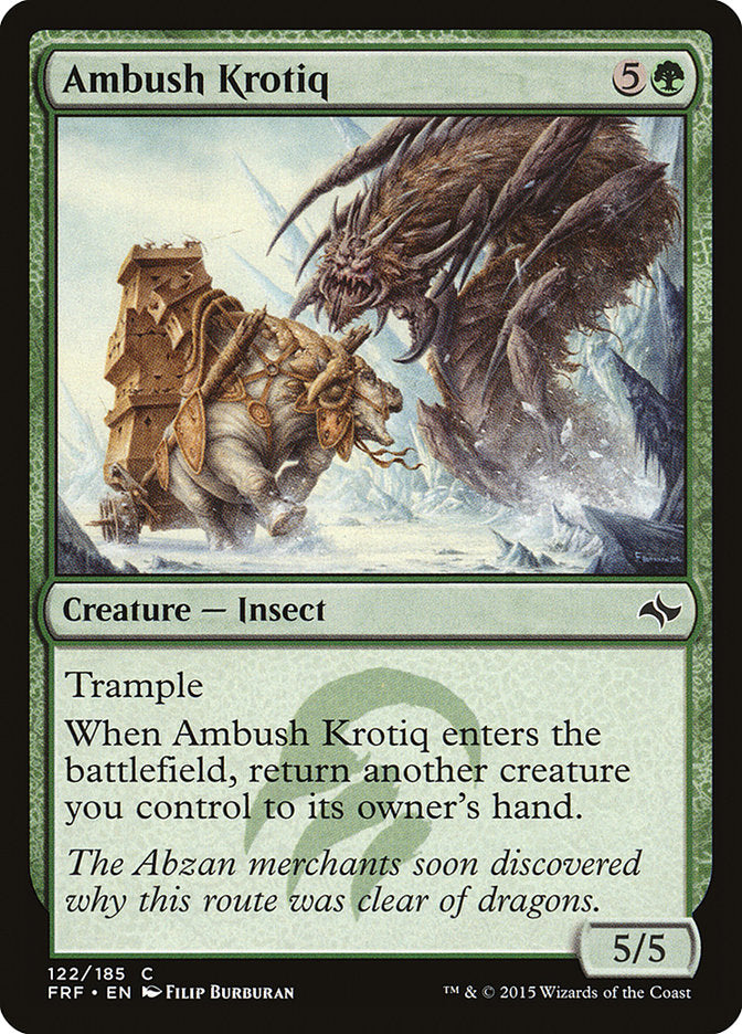 Ambush Krotiq [Fate Reforged] [Foil]