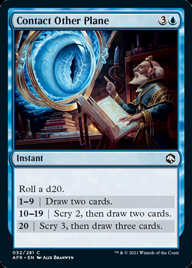 Contact Other Plane [Dungeons & Dragons: Adventures in the Forgotten Realms] [Foil]