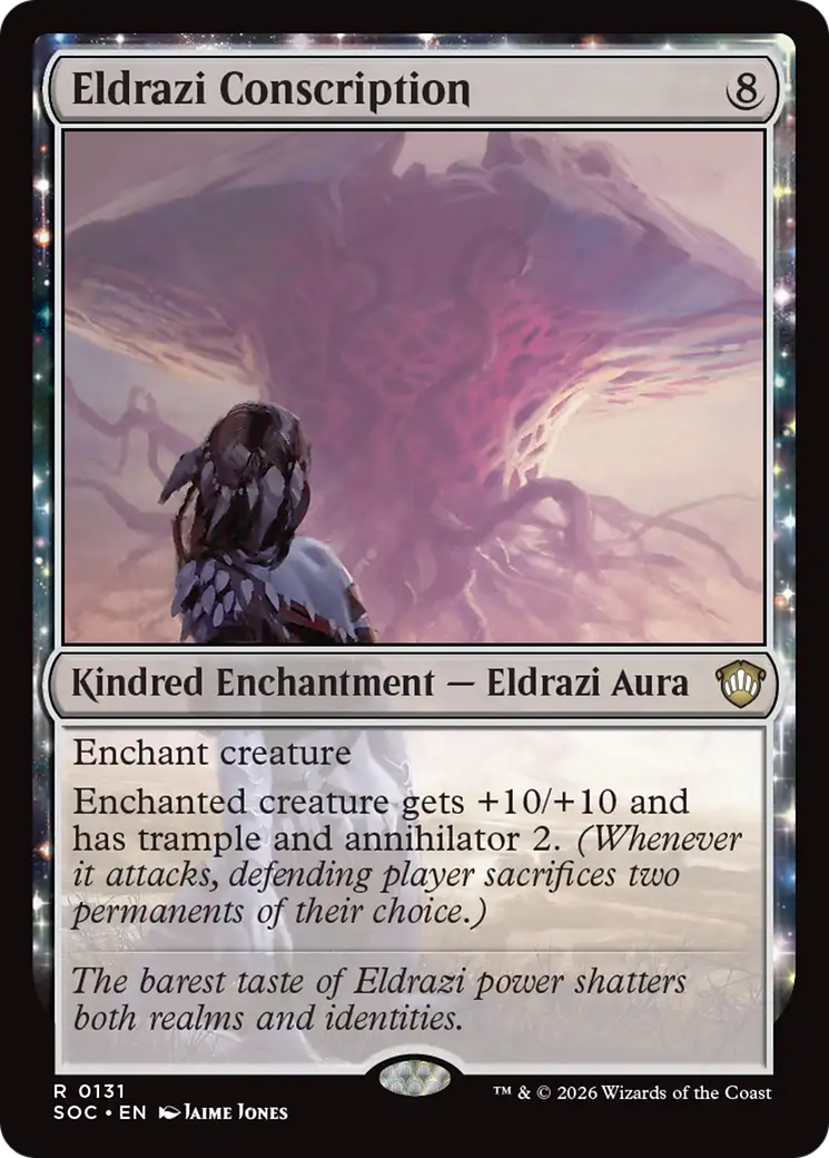 Eldrazi Conscription [Secrets of Strixhaven Commander] [Foil]