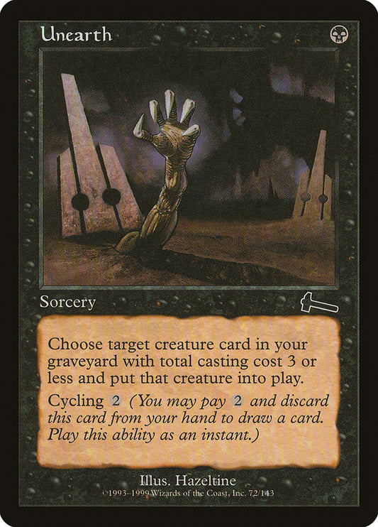 Unearth [Urza's Legacy] [Foil]