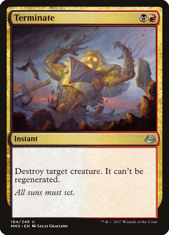 Terminate [Modern Masters 2017] [Foil]