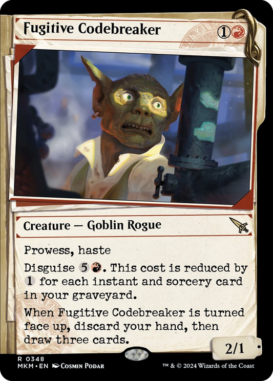 Fugitive Codebreaker (Showcase) [Murders at Karlov Manor] [Foil]