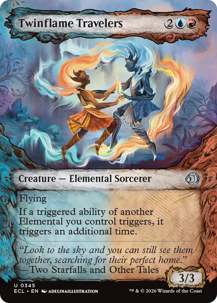 Twinflame Travelers (Showcase) [Lorwyn Eclipsed] [Foil]