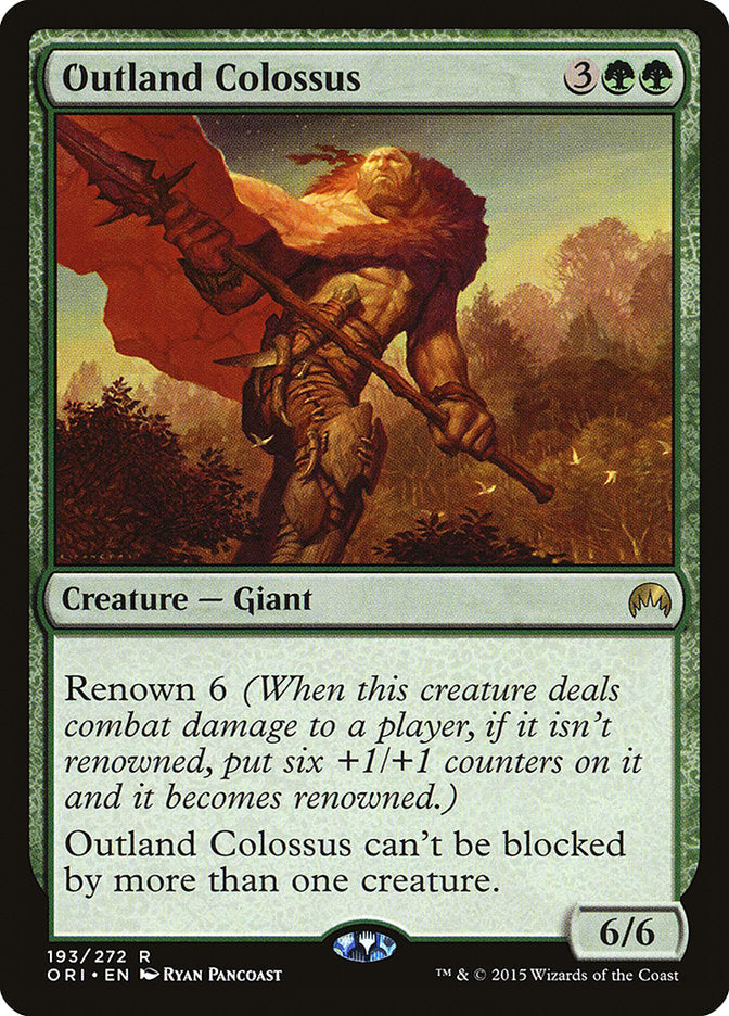 Outland Colossus [Magic Origins] [Foil]
