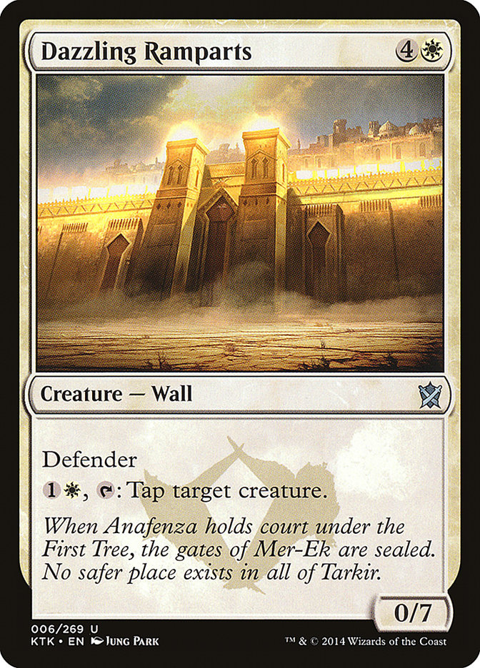 Dazzling Ramparts [Khans of Tarkir] [Foil]