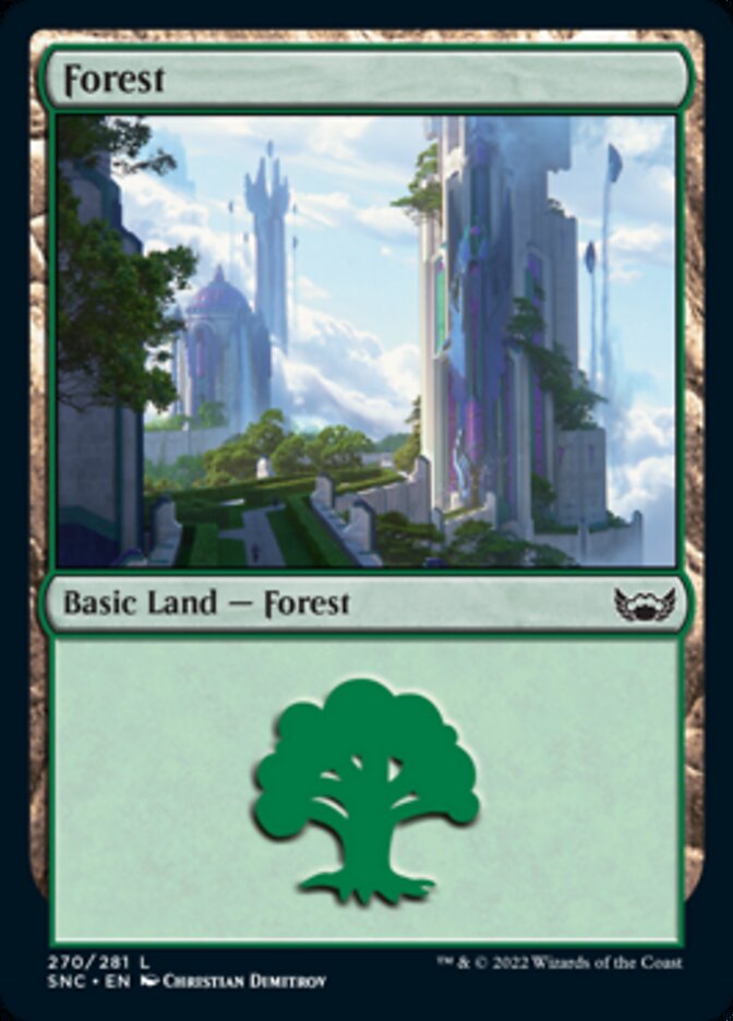 Forest (270) [Streets of New Capenna] [Foil]