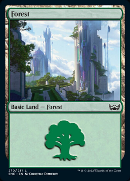 Forest (270) [Streets of New Capenna] [Foil]