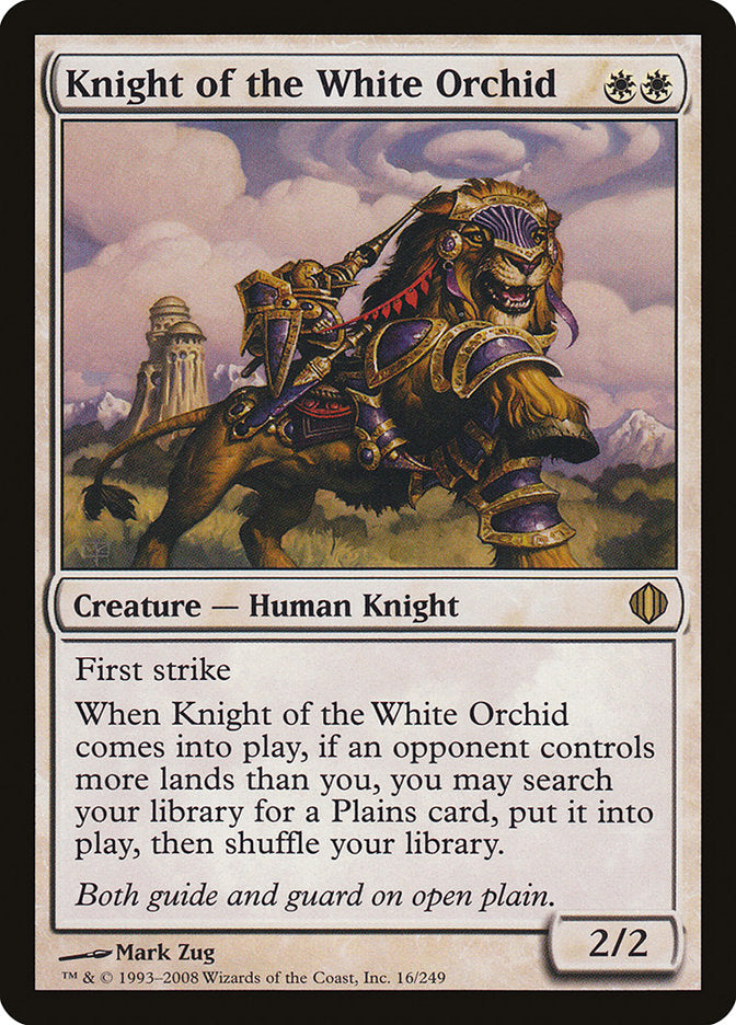Knight of the White Orchid [Shards of Alara] [Foil]