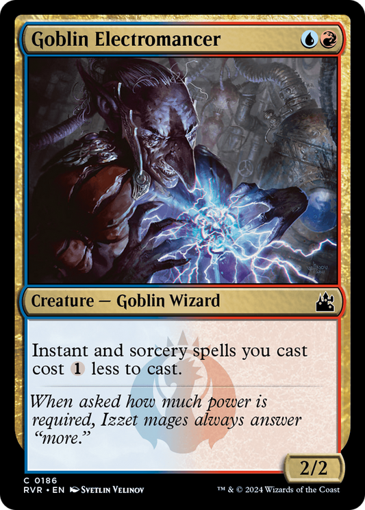 Goblin Electromancer [Ravnica Remastered] [Foil]