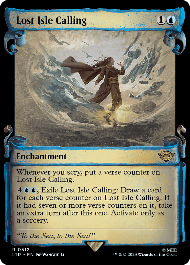 Lost Isle Calling [The Lord of the Rings: Tales of Middle-Earth Showcase Scrolls] [Foil]