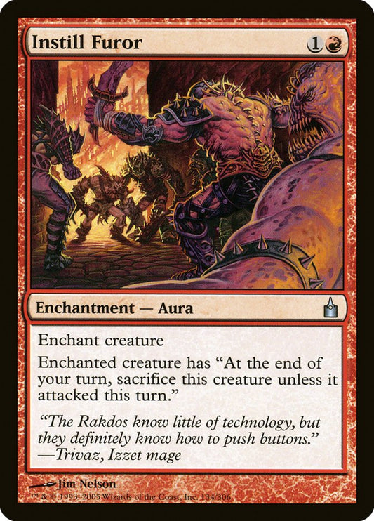 Instill Furor [Ravnica: City of Guilds] [Foil]