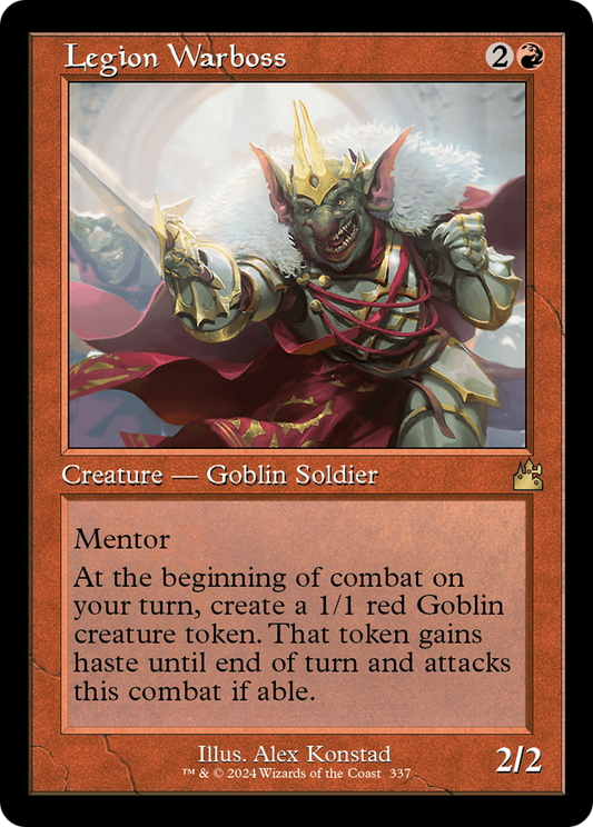 Legion Warboss (Retro Frame) [Ravnica Remastered] [Foil]