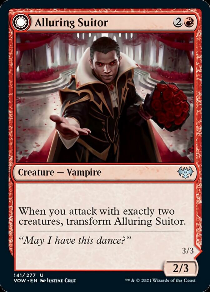 Alluring Suitor // Deadly Dancer [Innistrad: Crimson Vow] [Foil]