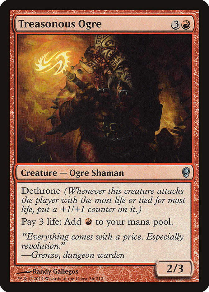 Treasonous Ogre [Conspiracy] [Foil]