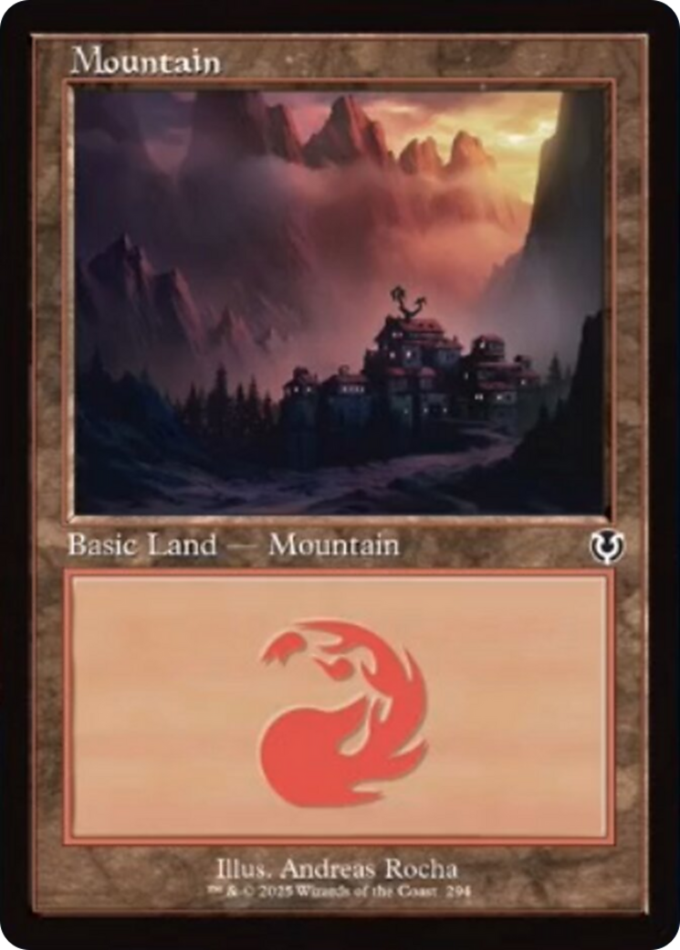 Mountain (294) (Retro Frame) [Innistrad Remastered] [Foil]